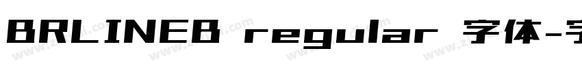 BRLINEB regular 字体字体转换
